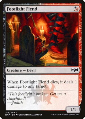 Footlight Fiend<br /><span class="collector-number">Collector No. 216</span>