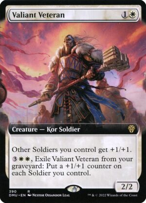 Valiant Veteran - Foil<br /><span class="collector-number">Collector No. 390</span>