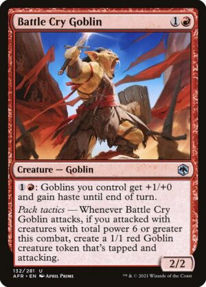 Battle Cry Goblin<br /><span class="collector-number">Collector No. 132</span>