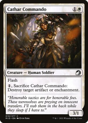 Cathar Commando - Foil<br /><span class="collector-number">Collector No. 10</span>