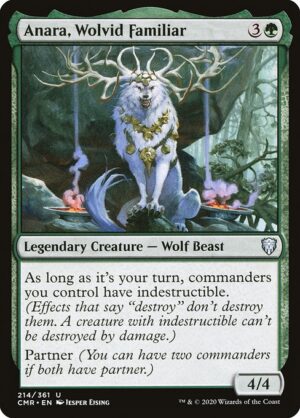 Anara, Wolvid Familiar<br /><span class="collector-number">Collector No. 214</span>