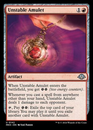 Unstable Amulet<br /><span class="collector-number">Collector No. 142</span>