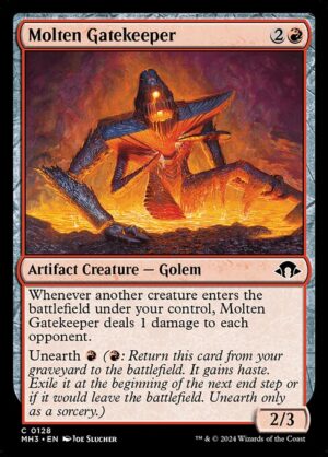 Molten Gatekeeper<br /><span class="collector-number">Collector No. 128</span>