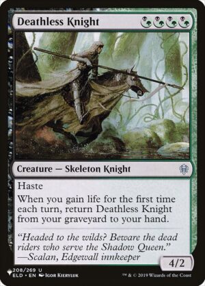 Deathless Knight<br /><span class="collector-number">Collector No. ELD-208</span>