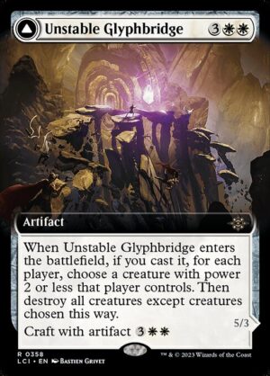 Unstable Glyphbridge // Sandswirl Wanderglyph<br /><span class="collector-number">Collector No. 358</span>