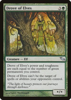 Drove of Elves - Foil<br /><span class="collector-number">Collector No. 112</span>