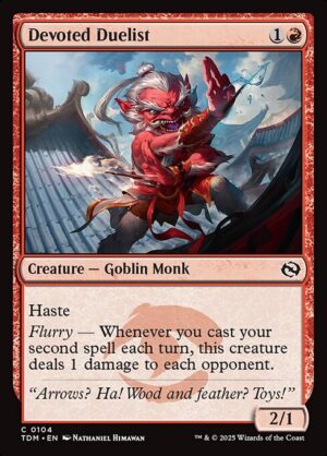 Devoted Duelist<br /><span class="collector-number">Collector No. 104</span>