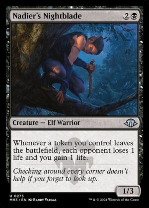 Nadier's Nightblade - Foil<br /><span class="collector-number">Collector No. 275</span>