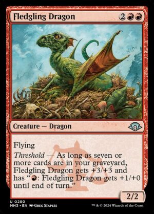Fledgling Dragon<br /><span class="collector-number">Collector No. 280</span>