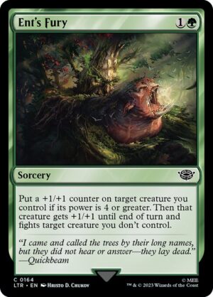 Ent's Fury - Foil<br /><span class="collector-number">Collector No. 164</span>