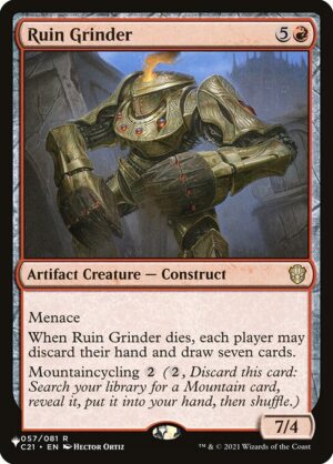 Ruin Grinder<br /><span class="collector-number">Collector No. C21-57</span>
