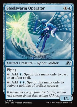 Steelswarm Operator - Foil<br /><span class="collector-number">Collector No. 80</span>