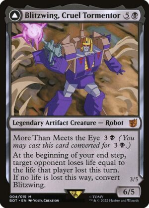 Blitzwing, Cruel Tormentor // Blitzwing, Adaptive Assailant<br /><span class="collector-number">Collector No. 4</span>