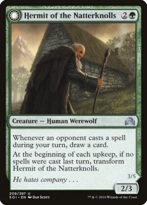Hermit of the Natterknolls // Lone Wolf of the Natterknolls<br /><span class="collector-number">Collector No. 209</span>