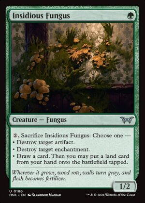 Insidious Fungus - Foil<br /><span class="collector-number">Collector No. 186</span>