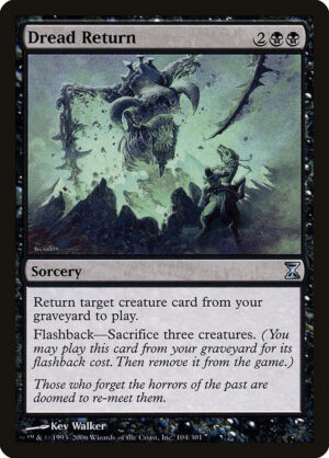 Dread Return<br /><span class="collector-number">Collector No. 104</span>