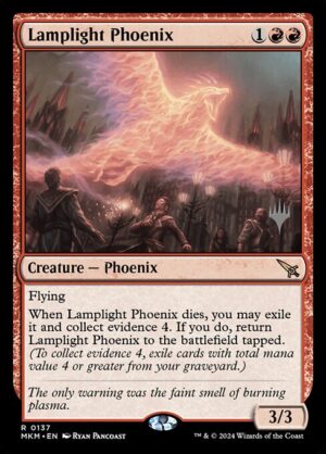 Lamplight Phoenix<br /><span class="collector-number">Collector No. 137p</span>