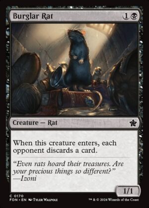 Burglar Rat - Foil<br /><span class="collector-number">Collector No. 170</span>