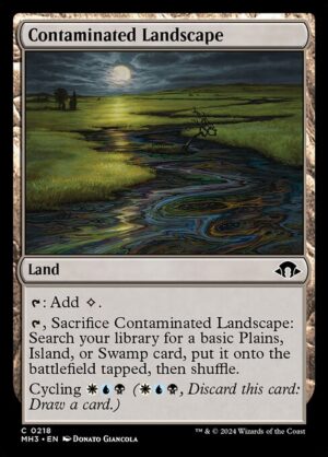 Contaminated Landscape - Foil<br /><span class="collector-number">Collector No. 218</span>