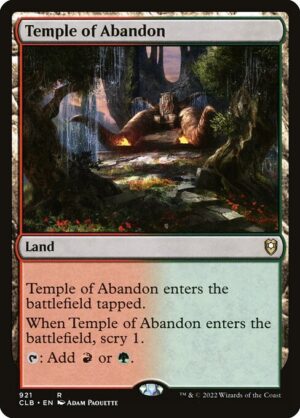 Temple of Abandon<br /><span class="collector-number">Collector No. 921</span>