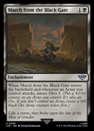 March from the Black Gate - Foil<br /><span class="collector-number">Collector No. 94</span>