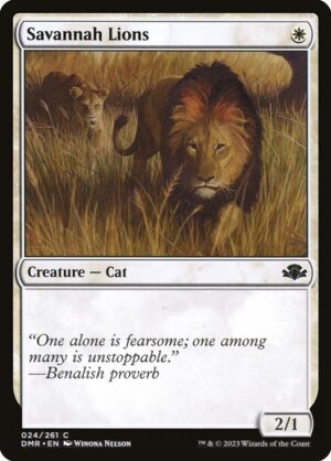 Savannah Lions - Foil<br /><span class="collector-number">Collector No. 24</span>