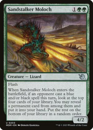 Sandstalker Moloch - Foil<br /><span class="collector-number">Collector No. 203</span>