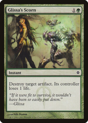 Glissa's Scorn<br /><span class="collector-number">Collector No. 110</span>