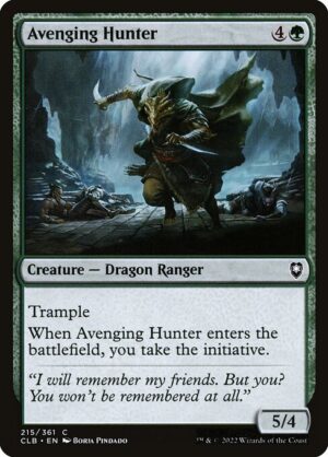 Avenging Hunter - Foil<br /><span class="collector-number">Collector No. 215</span>