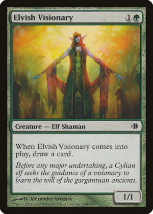 Elvish Visionary<br /><span class="collector-number">Collector No. 130</span>