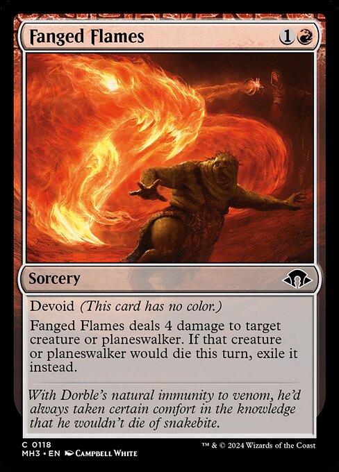 Fanged Flames<br /><span class="collector-number">Collector No. 118</span>