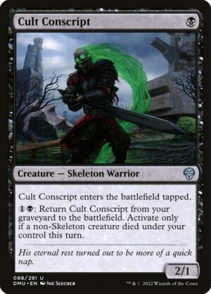 Cult Conscript<br /><span class="collector-number">Collector No. 88</span>