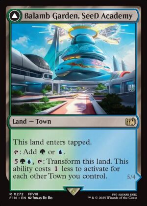 Balamb Garden, SeeD Academy // Balamb Garden, Airborne<br /><span class="collector-number">Collector No. 272</span>
