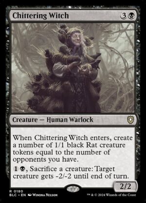 Chittering Witch<br /><span class="collector-number">Collector No. 180</span>