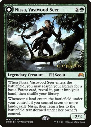 Nissa, Vastwood Seer // Nissa, Sage Animist - Foil<br /><span class="collector-number">Collector No. 189s</span>