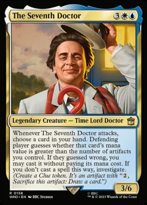 The Seventh Doctor - Foil<br /><span class="collector-number">Collector No. 158</span>