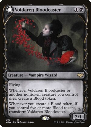 Voldaren Bloodcaster // Bloodbat Summoner<br /><span class="collector-number">Collector No. 298</span>